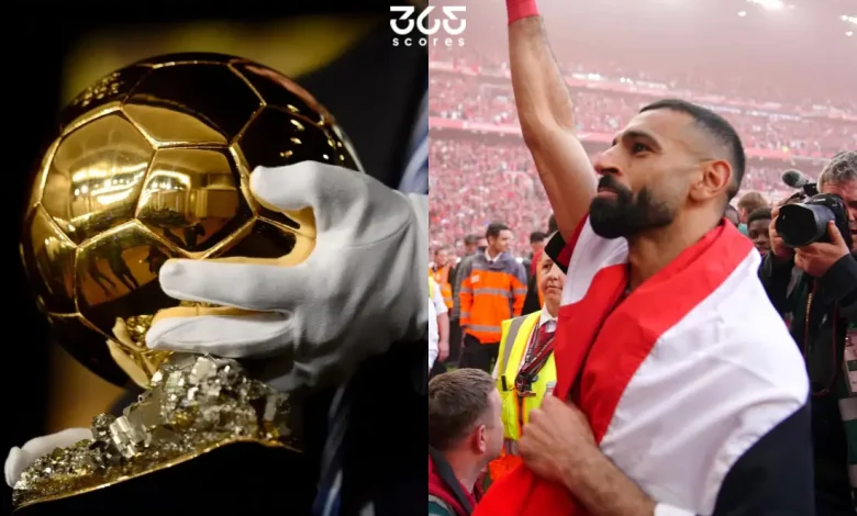 مركز محمد صلاح في الكرة الذهبية 2025