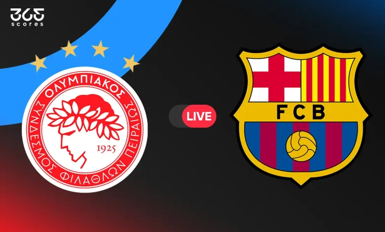 مباراة برشلونة ضد أولمبياكوس