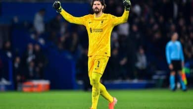 أليسون بيكر حارس مرمى ليفربول.. (المصدر:Gettyimages)