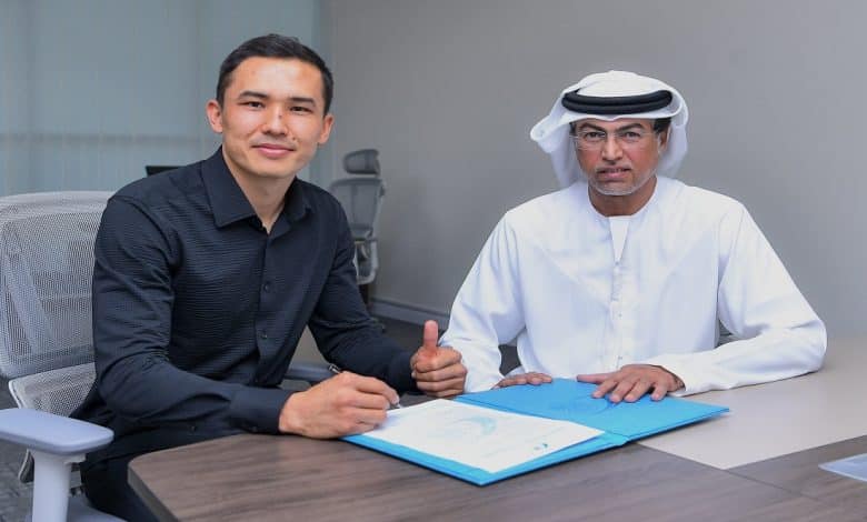 شوكوروف لاعب بني ياس- المصدر: الحساب الرسمي لنادي بني ياس