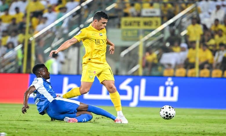 الوصل ضد النصر- المصدر: حساب رابطة المحترفين الإماراتية