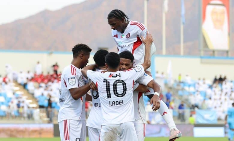 الجزيرة ضد دبا الفجيرة- المصدر: حساب رابطة المحترفين الإماراتية