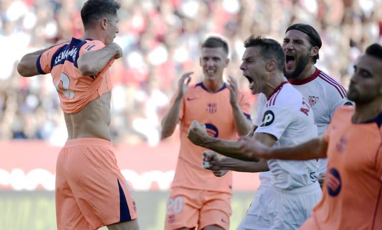 برشلونة ضد إشبيلية.. (المصدر:Gettyimages)