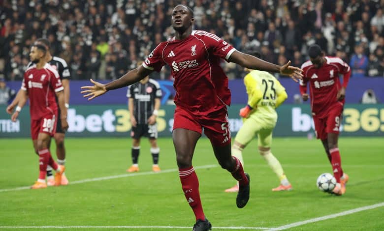 إبراهيما كوناتي -ليفربول ضد آينتراخت فرانكفورت (المصدر:Gettyimages)