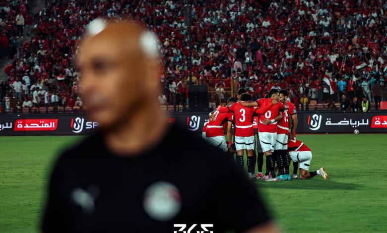 حسام حسن - منتخب مصر - غينيا بيساو - تصوير: مصطفى الشحات