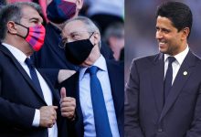 خوان لابورتا- ناصر الخليفي- فلورنتينو بيريز