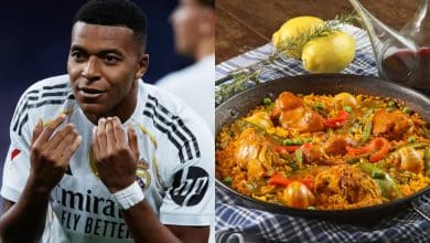 كيليان مبابي - وجبة الباييلا - المصدر: gettyimages