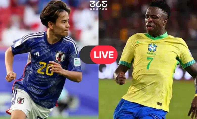 كيفية مشاهدة مباراة البرازيل واليابان مباشر في ودية اليوم؟