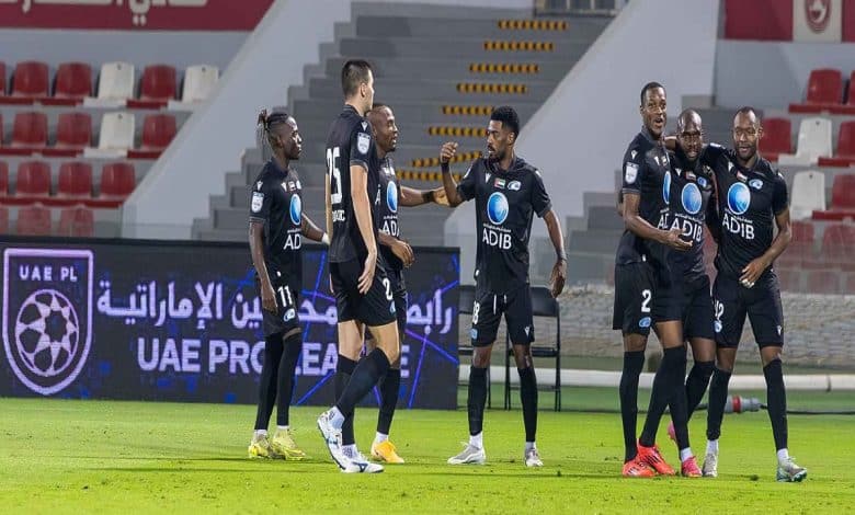 الشارقة ضد بني ياس- المصدر: حساب رابطة المحترفين الإماراتية