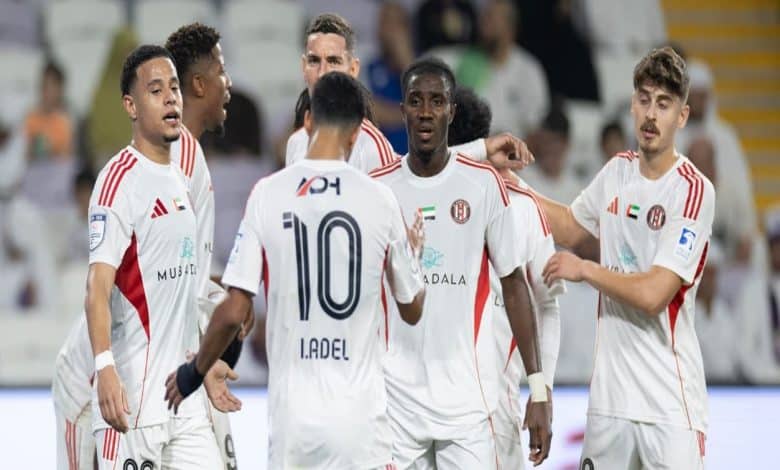 إبراهيم عادل لاعب الجزيرة - المصدر: حساب رابطة المحترفين الإماراتية