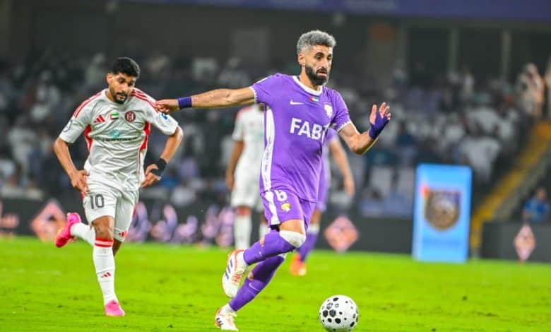 العين ضد الجزيرة- المصدر: حساب رابطة المحترفين الإماراتية