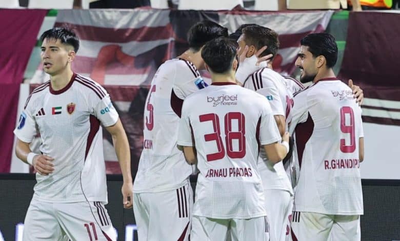 الوحدة ضد خورفكان - المصدر: حساب رابطة المحترفين الإماراتية