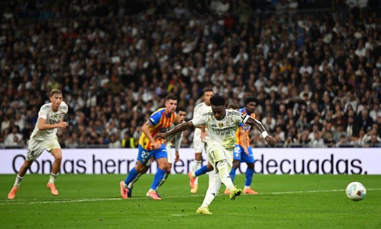 فينيسيوس جونيور من مباراة ريال مدريد ضد فالنسيا.. المصدر: gettyimages