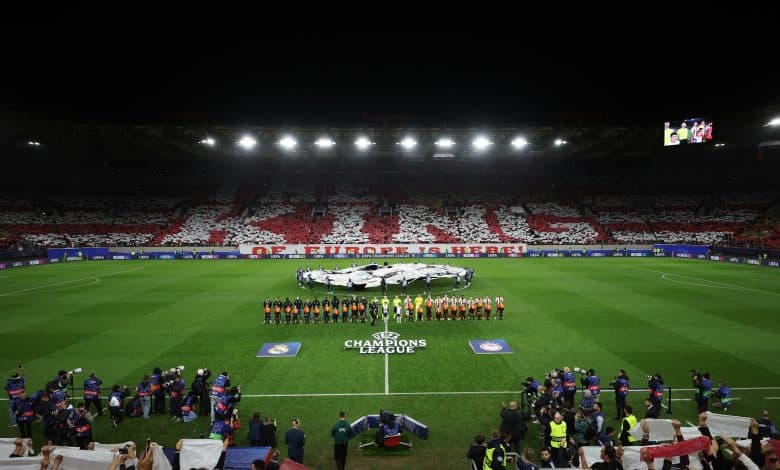 ريال مدريد ضد أولمبياكوس - دوري أبطال أوروبا - ملعب كارايسكاكيس (المصدر:Gettyimages)