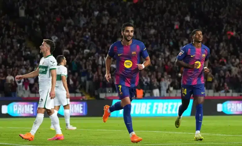 ما القناة الناقلة لمباراة برشلونة ضد ريال أوفييدو وأين تشاهد مباريات الدوري الإسباني؟