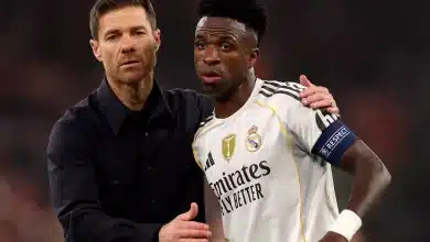 فينيسيوس جونيور - تشابي ألونسو -ريال مدريد (المصدر:Gettyimages)