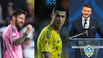 كريستيانو رونالدو - ديفيد بيكهام - ليونيل ميسي - (المصدر:Gettyimages)