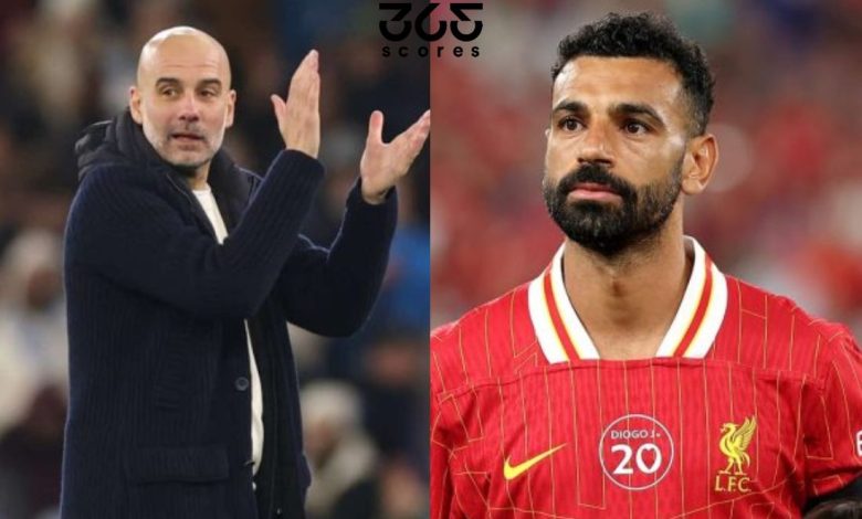 محمد صلاح - بيب جوارديولا - المصدر (Getty images)