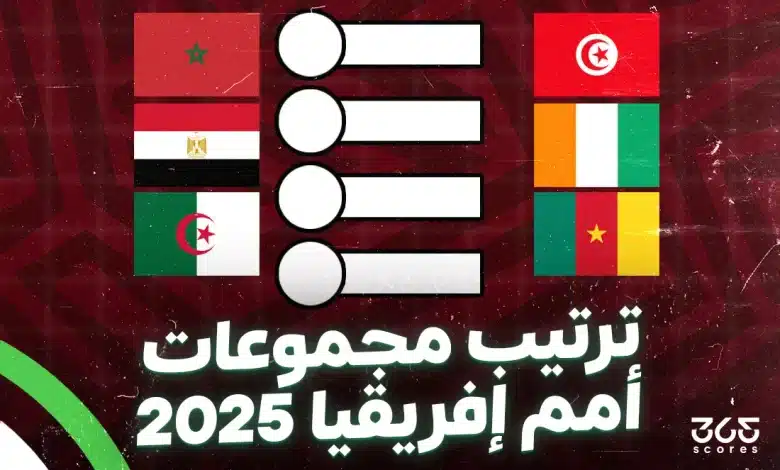 ترتيب مجموعات أمم أفريقيا 2025