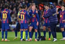 داني أولمو - رافينيا - لامين يامال- باو كوبارسي - جيرارد مارتن - أليخاندرو بالدي - المصدر (Getty images)