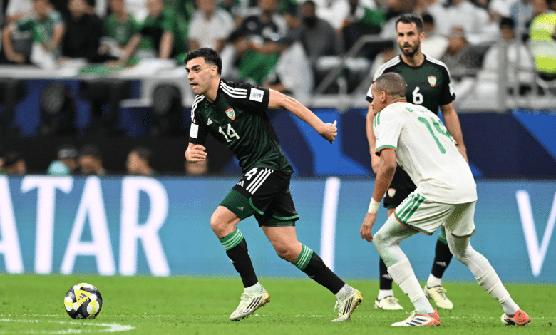 عصام فايز - الإمارات ضد الجزائر- المصدر: الحساب الرسمي لمنتخب الإمارات
