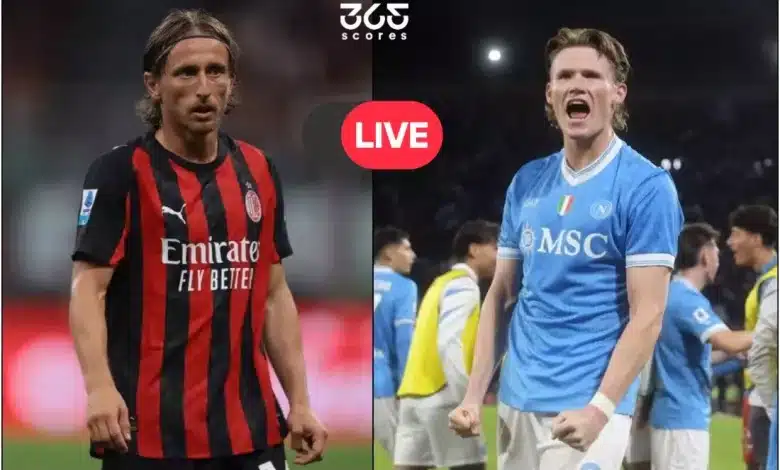 كيفية مشاهدة مباراة نابولي ضد ميلان بث مباشر في السوبر الإيطالي 2025؟