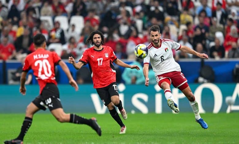الإمارات ضد مصر- المصدر: الحساب الرسمي لمنتخب الإمارات