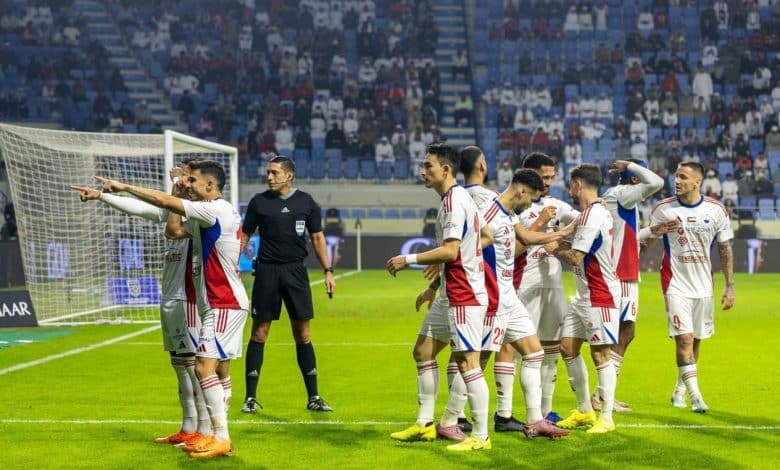 الشارقة ضد شباب الأهلي- المصدر: حساب رابطة المحترفين الإماراتية