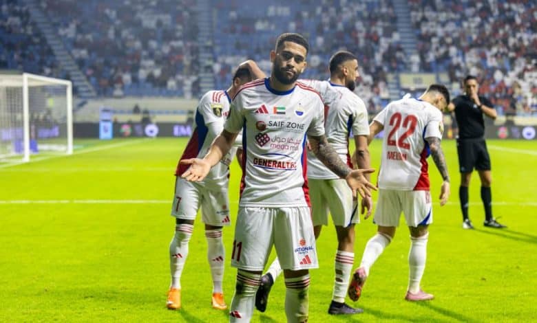 فريق الشارقة- المصدر: حساب رابطة المحترفين الإماراتية