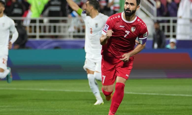 عمر خربين - سوريا ضد تونس كأس العرب (المصدر:Gettyimages)