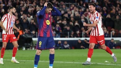 روبرت ليفاندوفسكي - برشلونة - أتلتيكو مدريد - المصدر (Getty images)