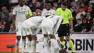 إصابة إدواردو كامافينجا - ريال مدريد ضد أتلتيك بلباو (المصدر:Gettyimages)