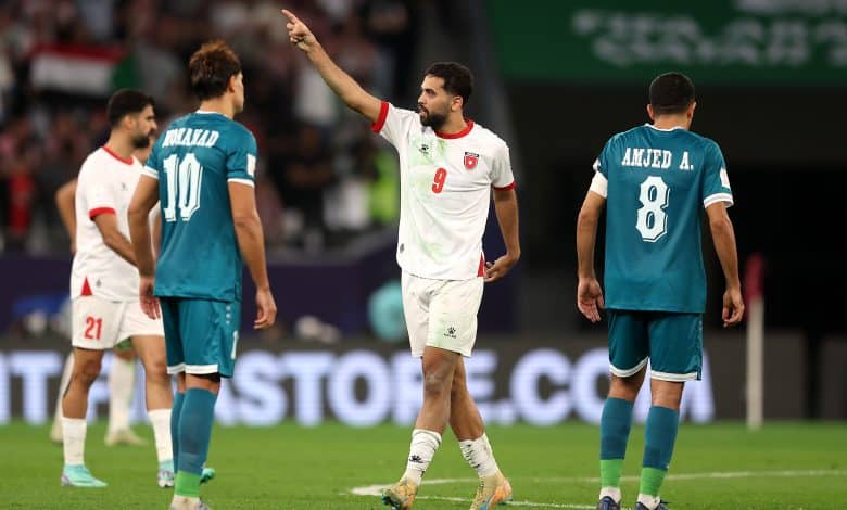 علي علوان - الأردن ضد العراق (المصدر: Getty images)