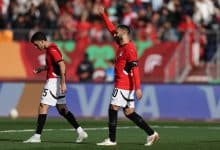 محمد صلاح - أحمد مصطفى زيزو - منتخب مصر ضد جنوب إفريقيا (المصدر: Getty images)