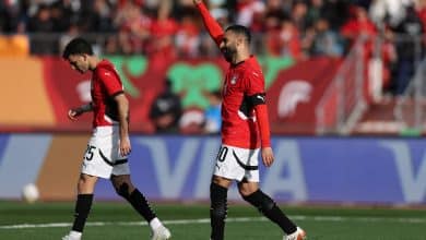 محمد صلاح - أحمد مصطفى زيزو - منتخب مصر ضد جنوب إفريقيا (المصدر: Getty images)