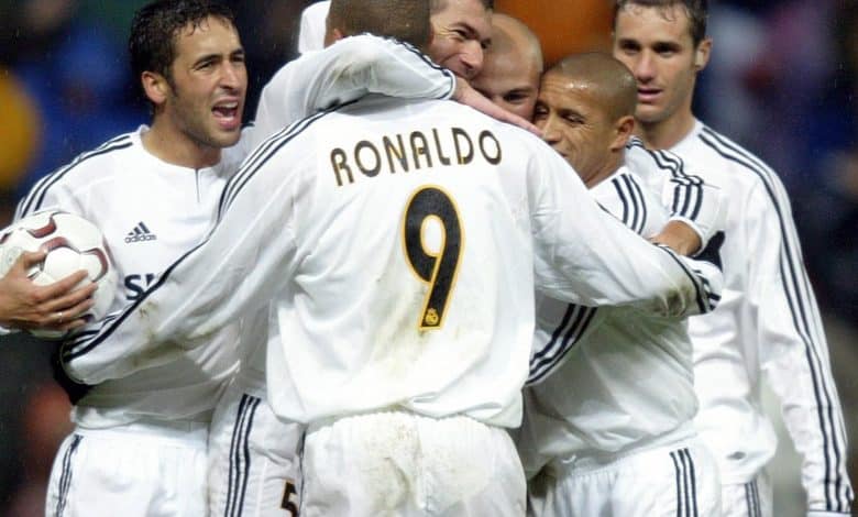 رونالدو - زيدان - راؤول جونزاليس - روبرتو كارلوس - ريال مدريد - المصدر (Getty images)