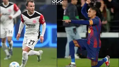 رافينيا - ماريو جوتزه - برشلونة - فرانكفورت (المصدر:Gettyimages)