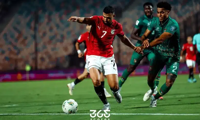 محمود حسن تريزيجيه - منتخب مصر (تصوير: مصطفى الشحات)