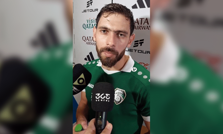 خالد قردجلي لاعب منتخب سوريا