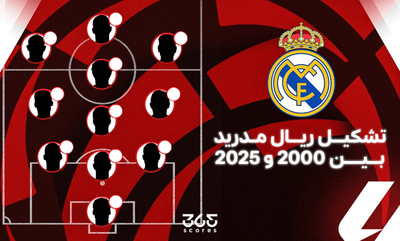 تشكيل ريال مدريد بين 2000 و2025.. من بدأ الربع قرن ومن ينهيه؟