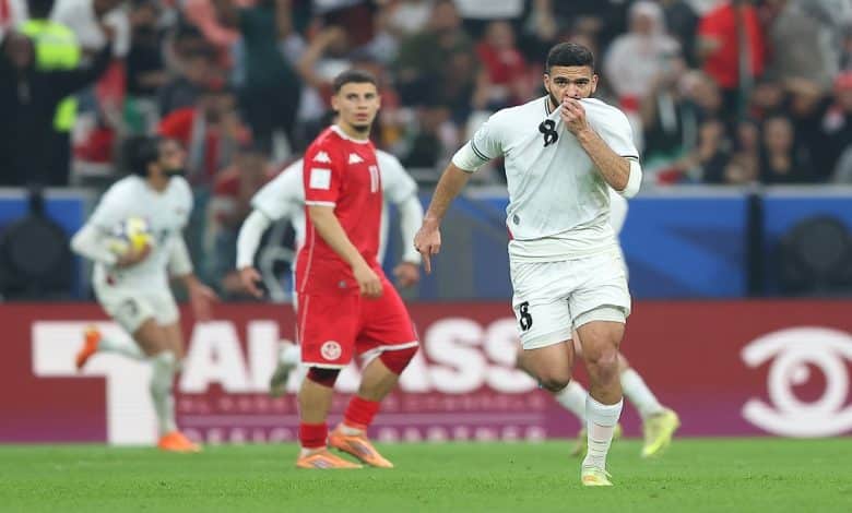 حامد حمدان - فلسطين ضد تونس - المصدر:getty images