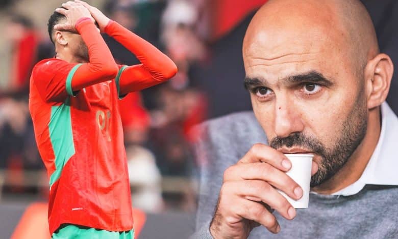 منتخب المغرب - وليد الركراكي - يوسف النصيري - تصوير: عمر الناصيري