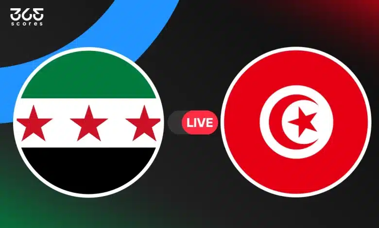 مباشر مباراة تونس ضد سوريا