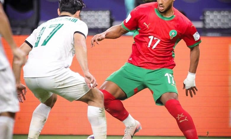 منير شويعر - منتخب المغرب - كأس العرب (تصوير عمر الناصري)