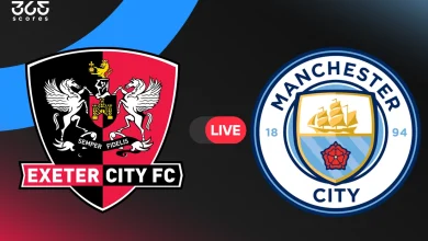 مباشر مباراة مانشستر سيتي ضد إكستر