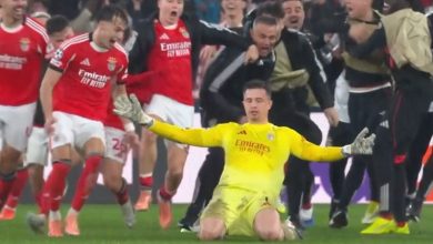 توربين - تيبو كورتوا - بنفيكا - ريال مدريد - دوري أبطال أوروبا - المصدر (Getty images)