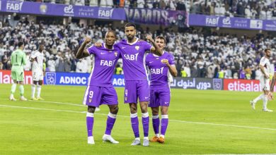 العين ضد الوحدة- المصدر: حساب رابطة المحترفين الإماراتية