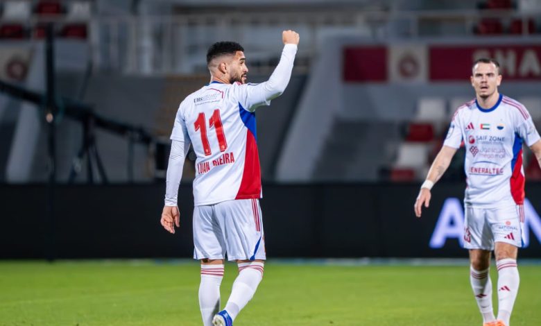 لوان بيريرا لاعب الشارقة - المصدر: حساب رابطة المحترفين الإماراتية
