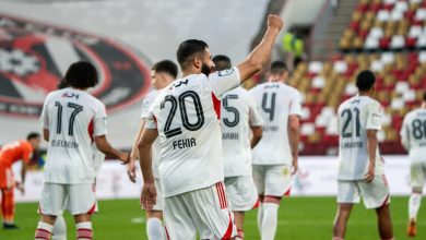 نبيل فقير لاعب الجزيرة- المصدر: حساب رابطة المحترفين الإماراتية