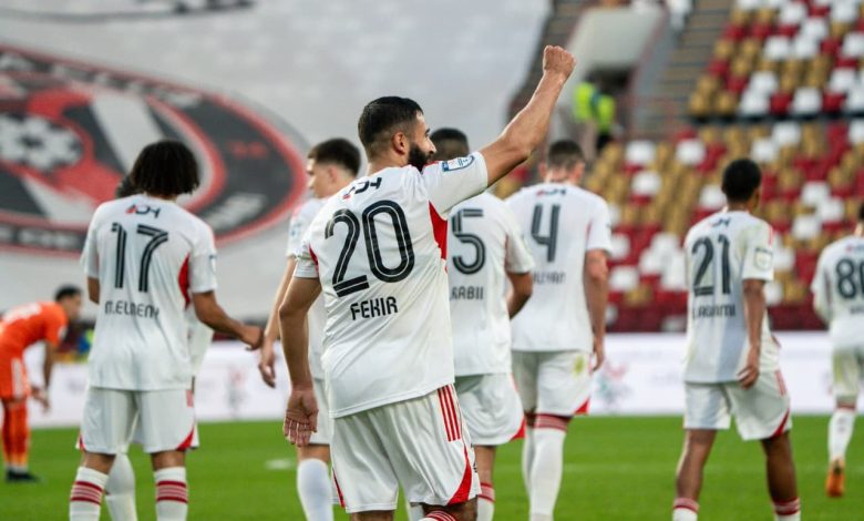 نبيل فقير لاعب الجزيرة- المصدر: حساب رابطة المحترفين الإماراتية